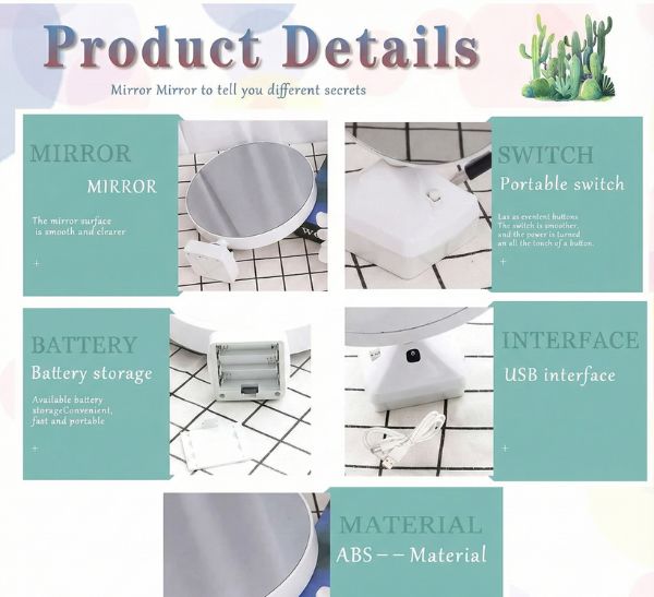 Magic Mirror LED Photo Frame | Personalized Mirror Gift