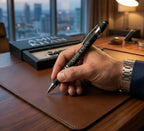 Customized Metal Pen and Keychain Gift Set with Name Engraving - Premium Box