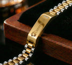 Custom Name Rolex Bracelet | Personalized Men’s Bracelet | Charm Men’s Gifts